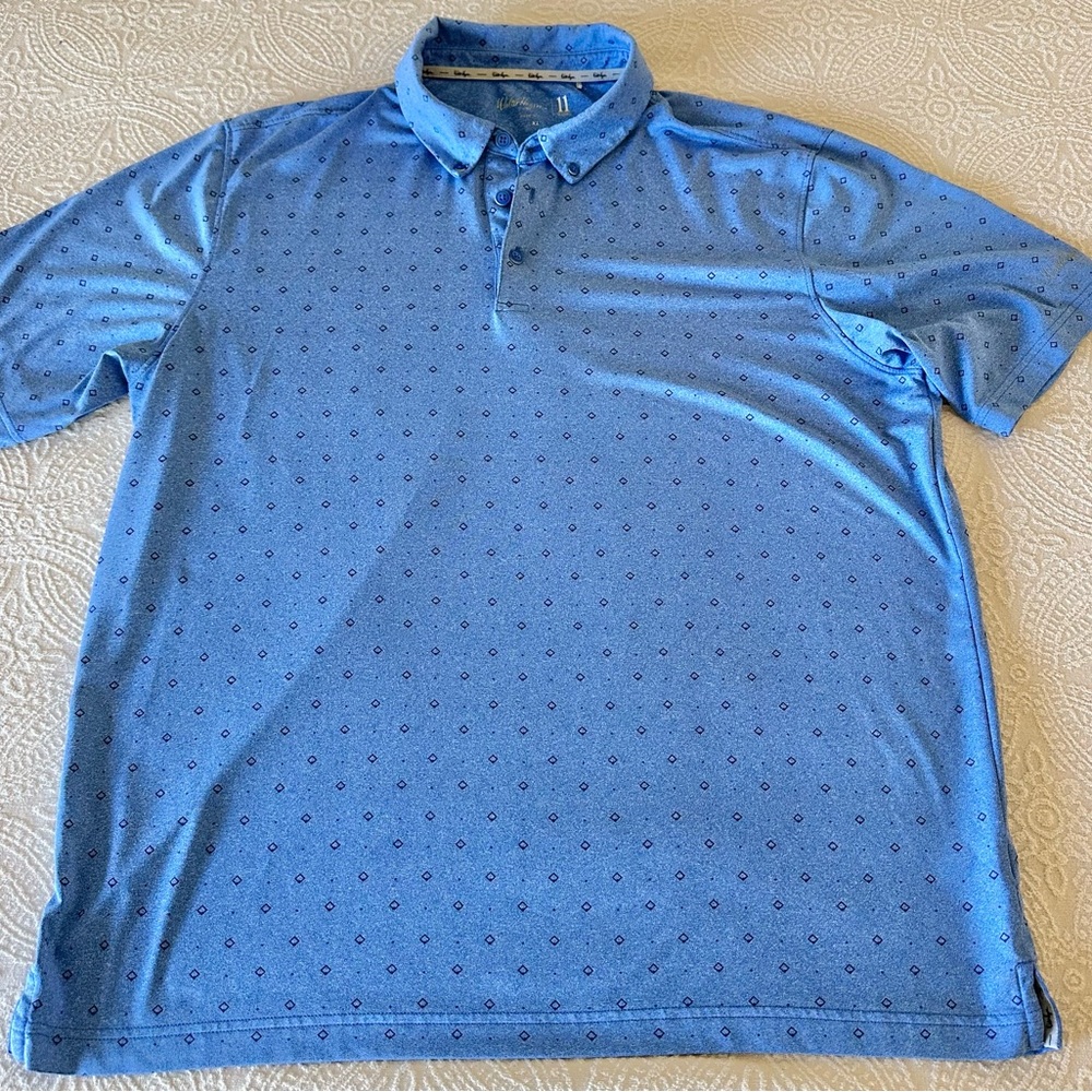 Men’s Walter Hagen Golf Shirt Blue XL